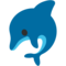 Dolphin emoji on Google